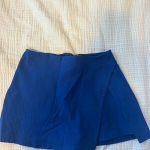 Blue Mini Skort